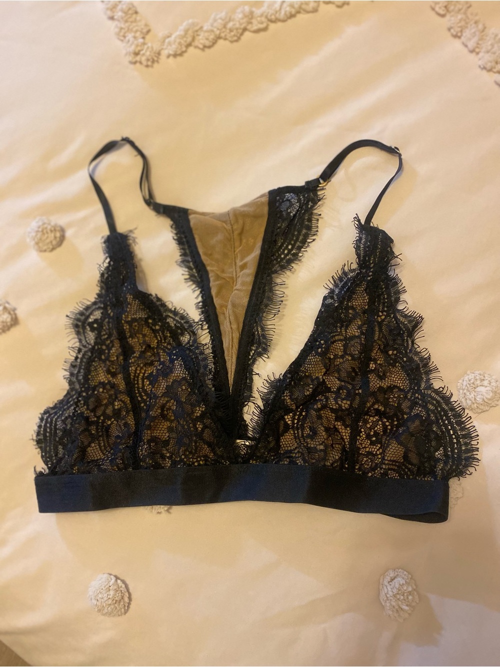 Lace Bralette - Black
